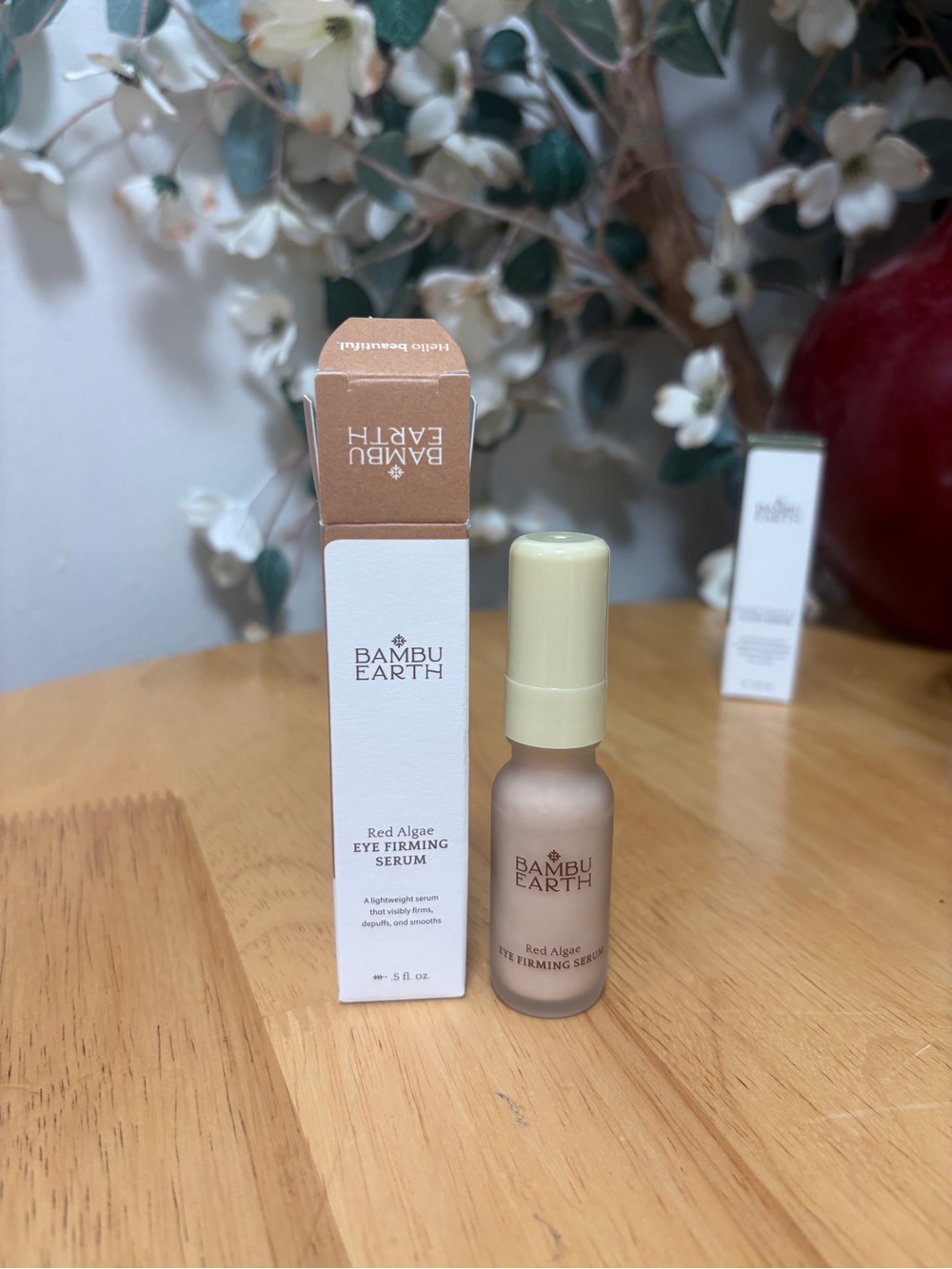 Bambu Earth Red Algae Eye Firming Serum Anti-Aging Lightweight 0.5oz, BNIB, New